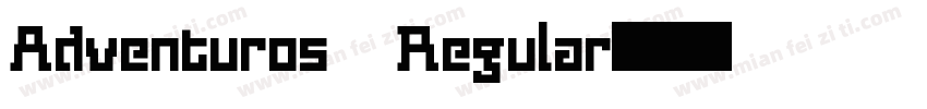 Adventuros Regular字体转换